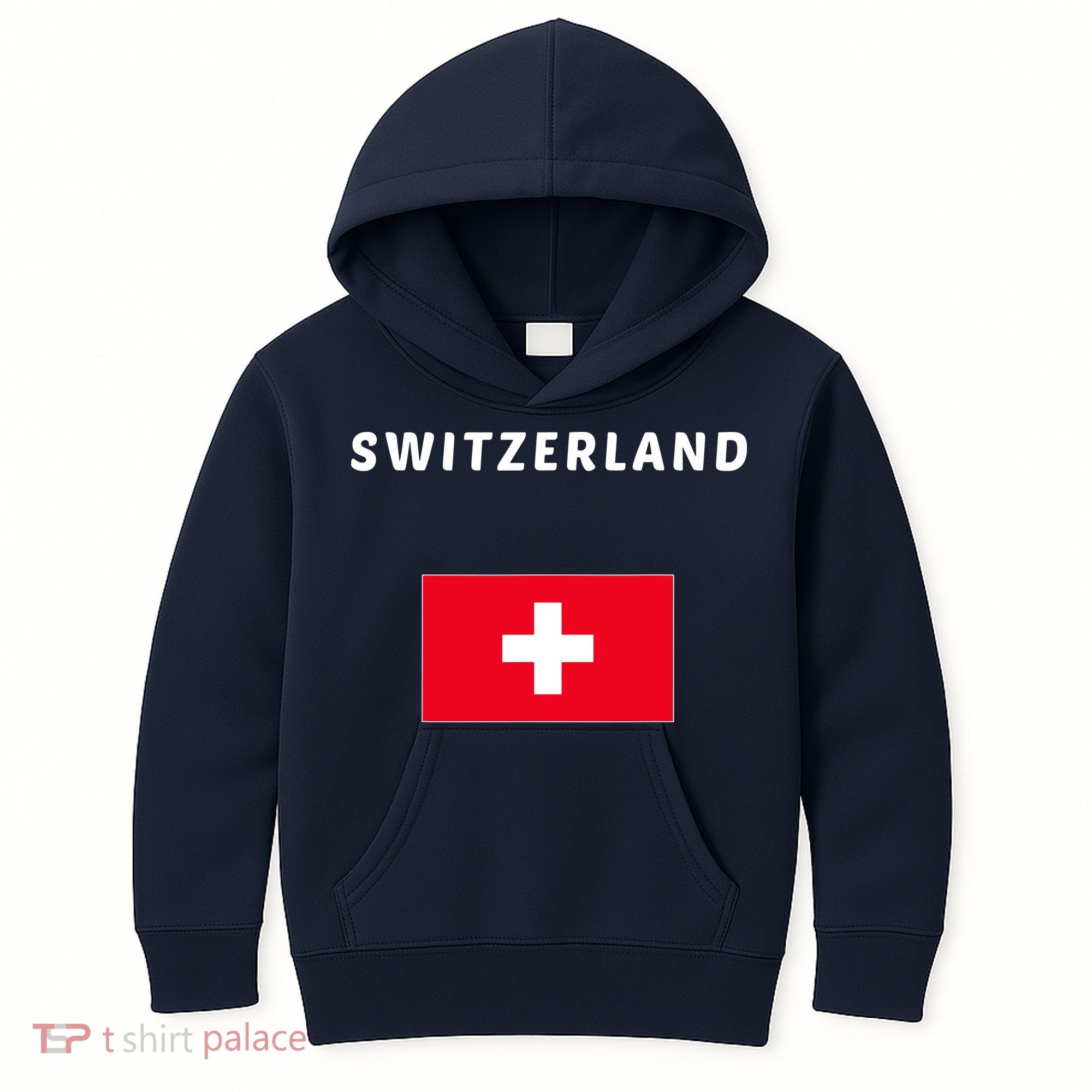 Switzerland Swiss Flag Kids Hoodie