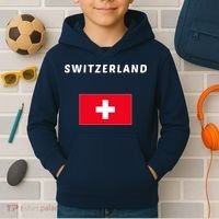 Switzerland Swiss Flag Kids Hoodie thumb 2