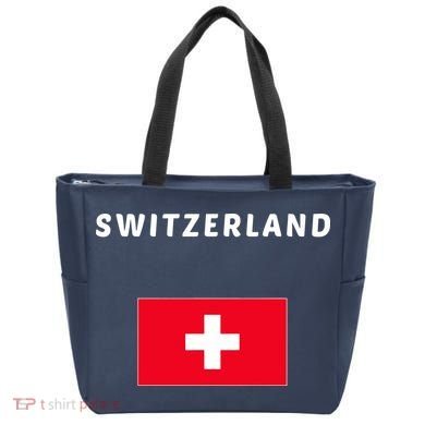 Switzerland Swiss Flag Tote Bag