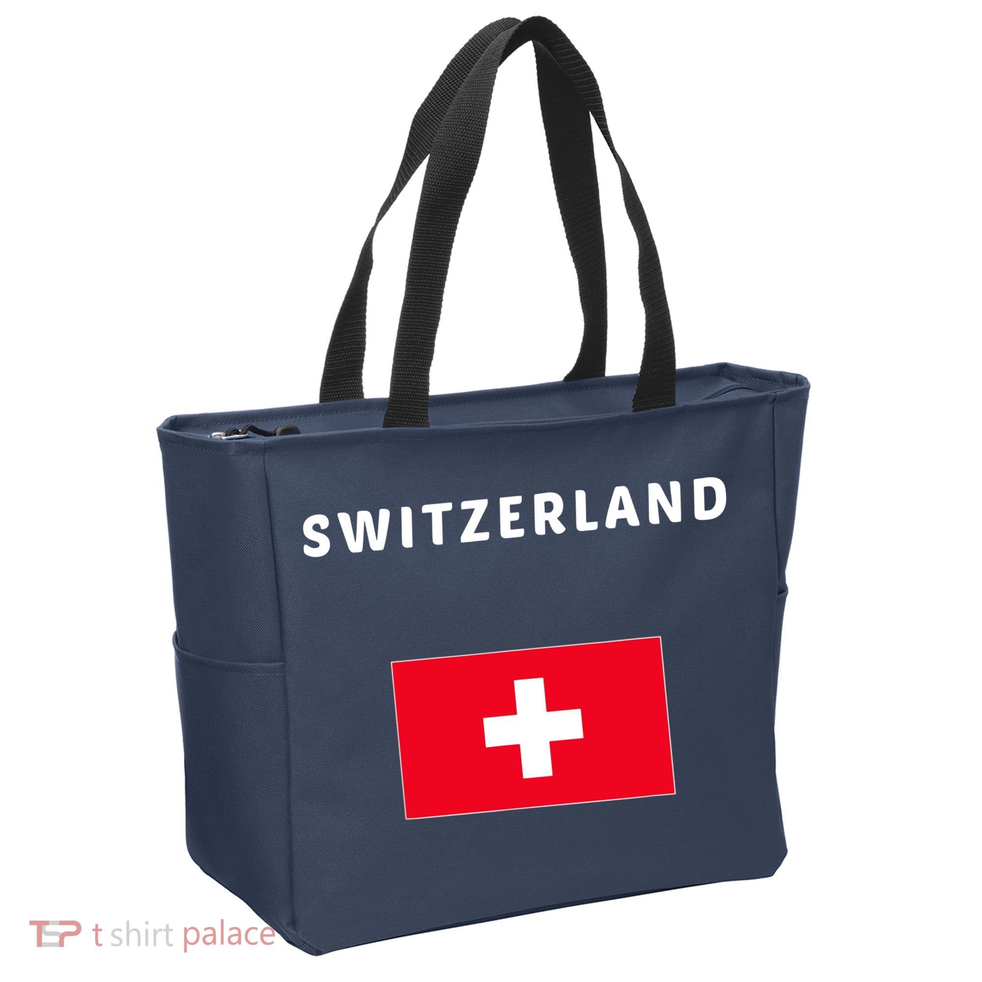 Switzerland Swiss Flag Tote Bag