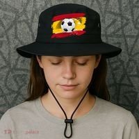 Spain Soccer Flag Bucket Hat thumb 3
