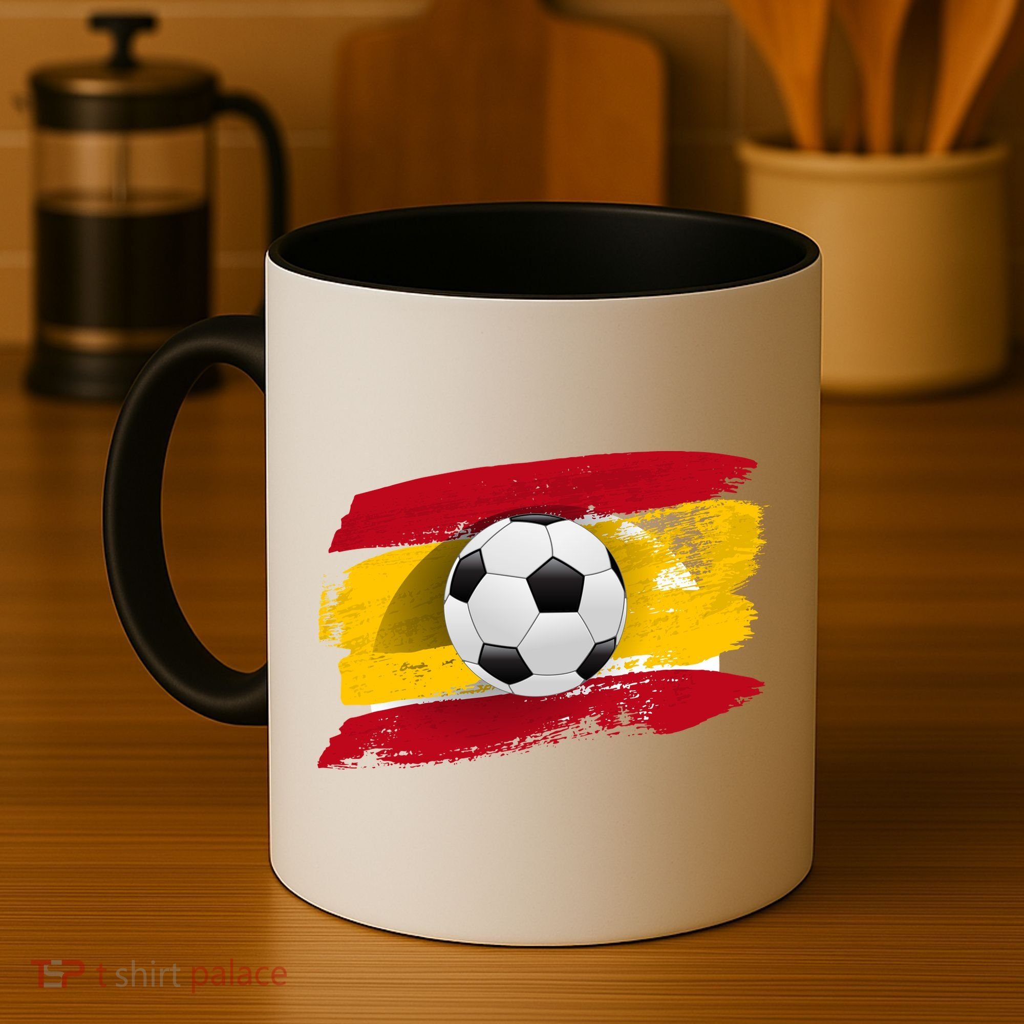 Spain Soccer Flag Coffee Mug
