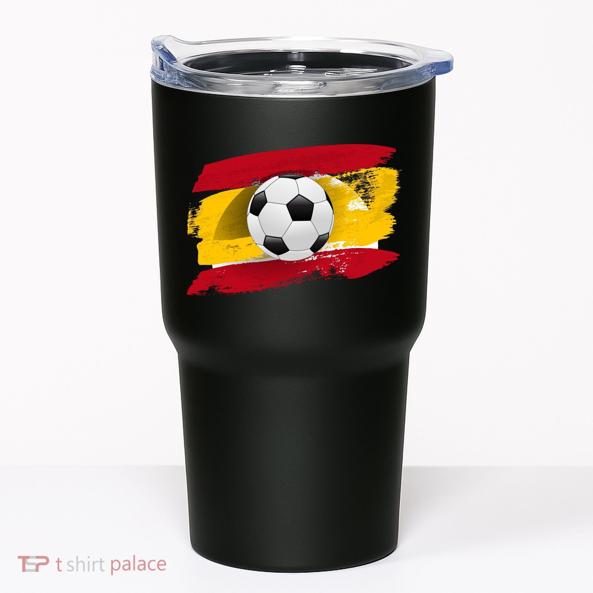 Spain Soccer Flag Tumbler