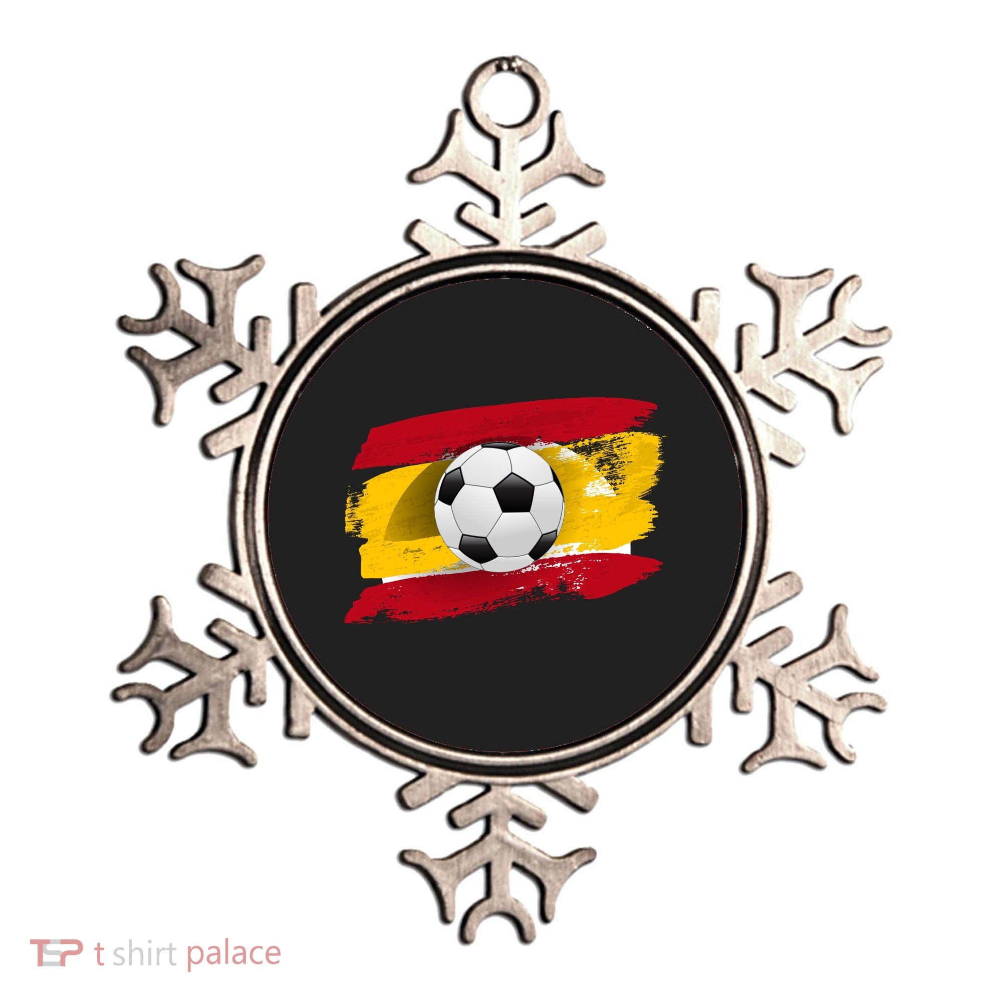 Spain Soccer Flag Ornament