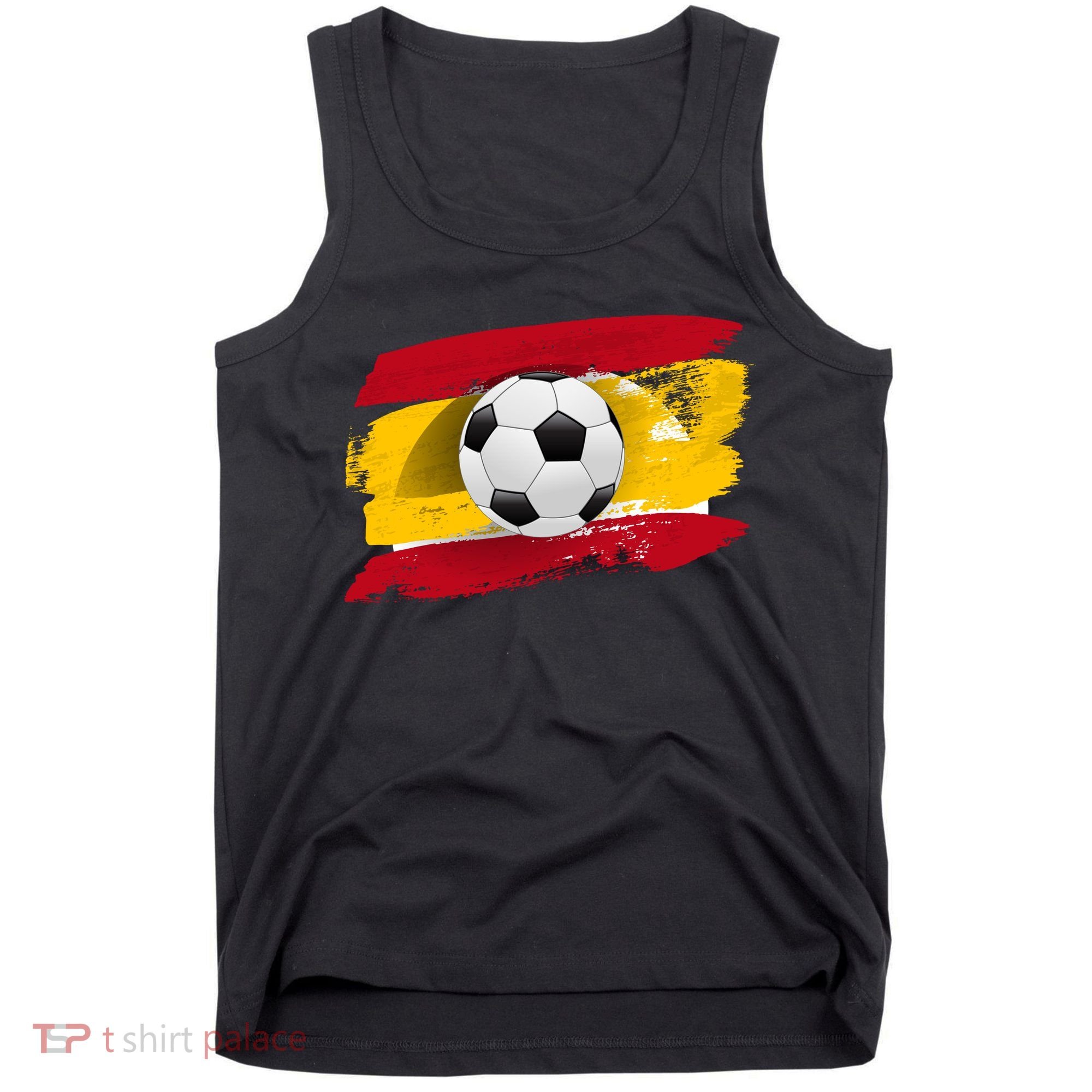 Spain Soccer Flag Tank Top