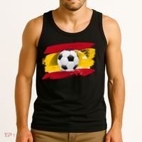 Spain Soccer Flag Tank Top thumb 3