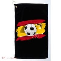 Spain Soccer Flag Golf Towel thumb 0