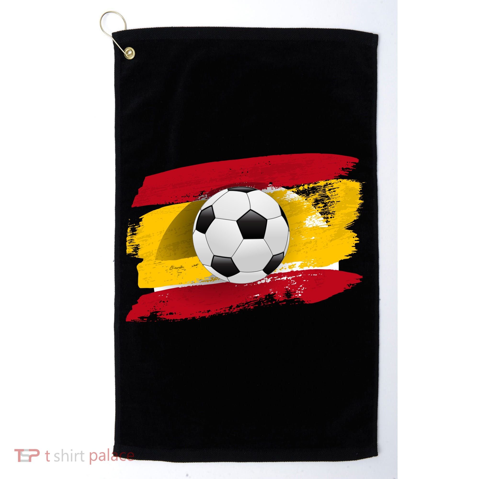 Spain Soccer Flag Golf Towel