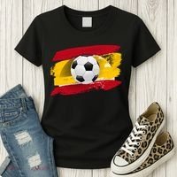 Spain Soccer Flag Women's T-Shirt thumb 3
