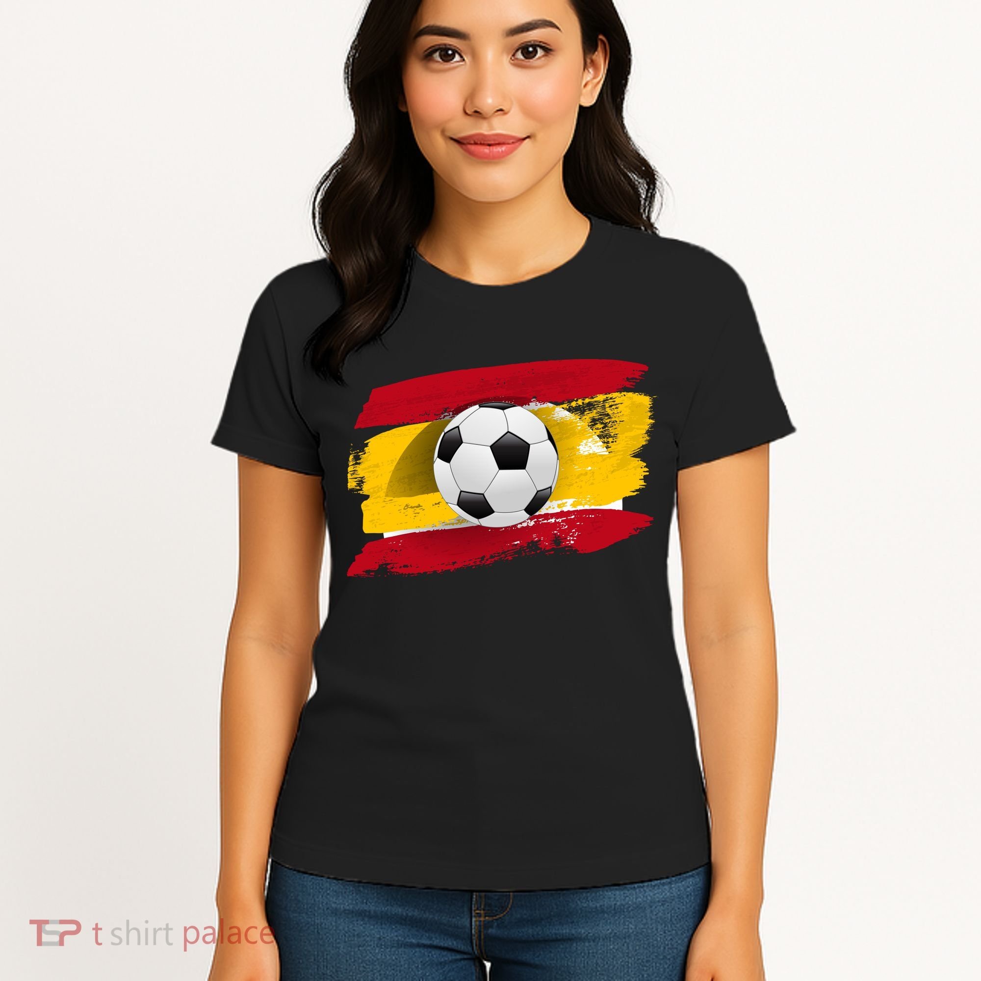 Spain Soccer Flag Women's T-Shirt
