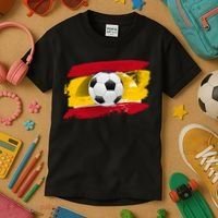 Spain Soccer Flag Kids T-Shirt thumb 3