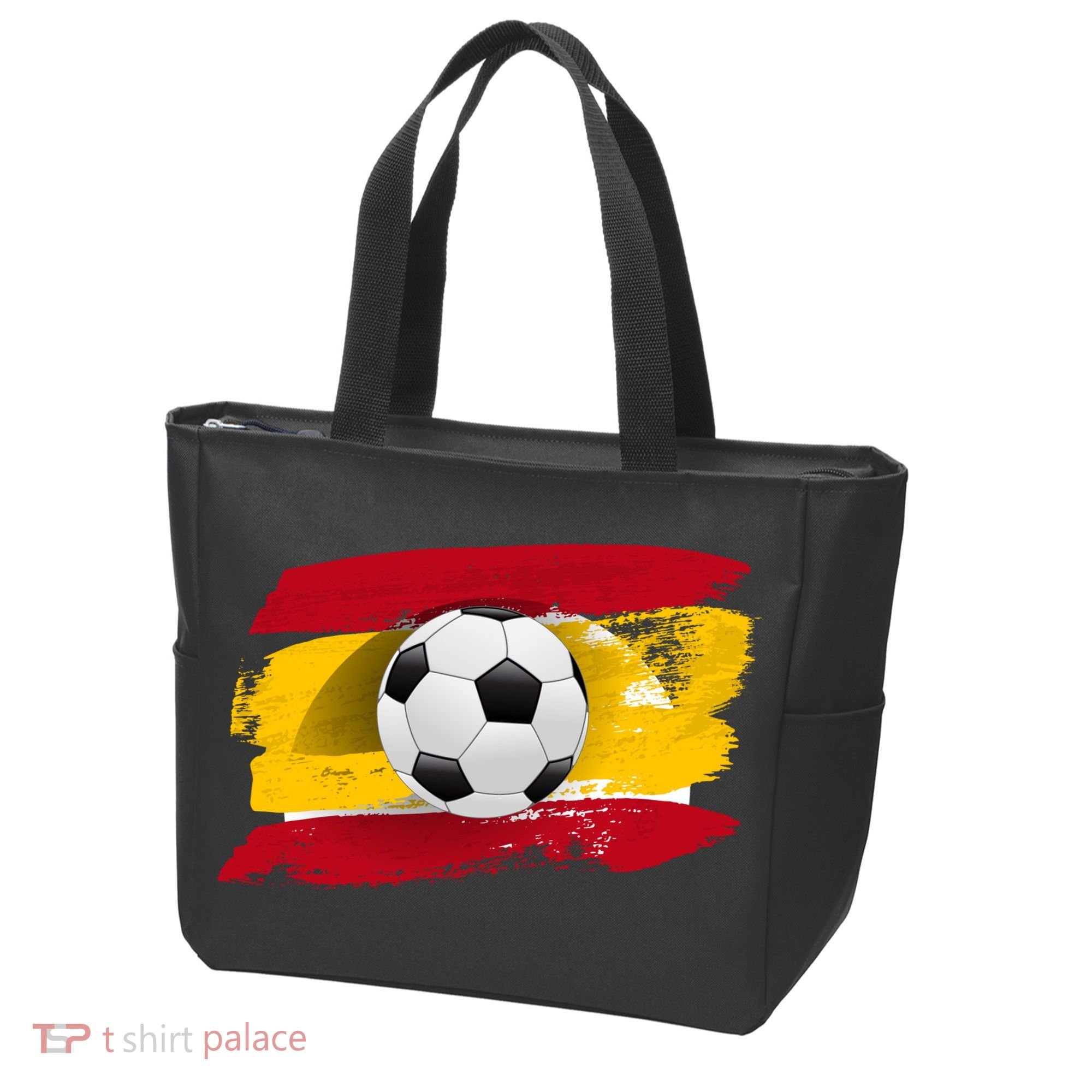Spain Soccer Flag Tote Bag