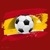 Spain Soccer Flag Long Sleeve Shirt thumb 2