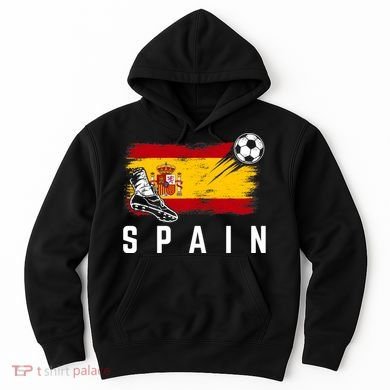 Spain Soccer Fan Gear Flag Hoodie