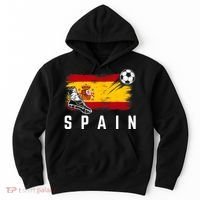 Spain Soccer Fan Gear Flag Hoodie thumb 0