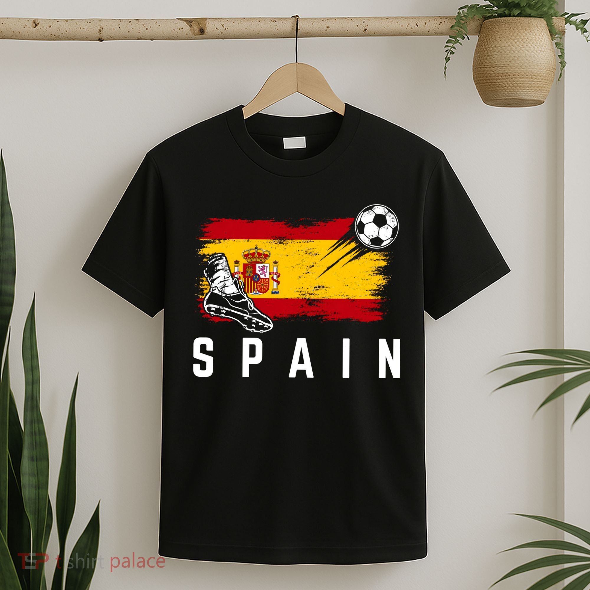 Spain Soccer Fan Gear Flag T-Shirt