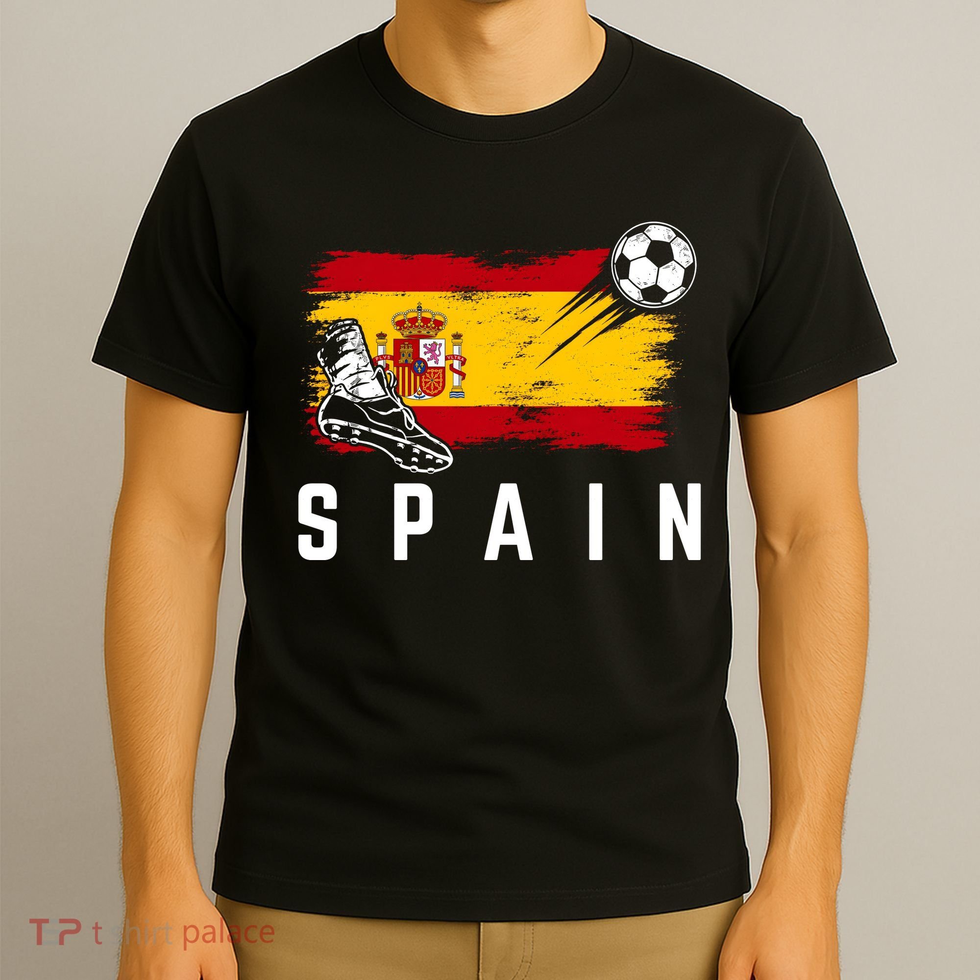 Spain Soccer Fan Gear Flag T-Shirt