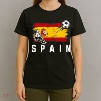 Spain Soccer Fan Gear Flag T-Shirt thumb 4