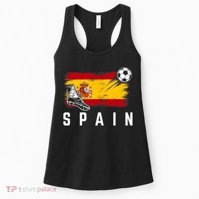 Spain Soccer Fan Gear Flag Women's Tank Top