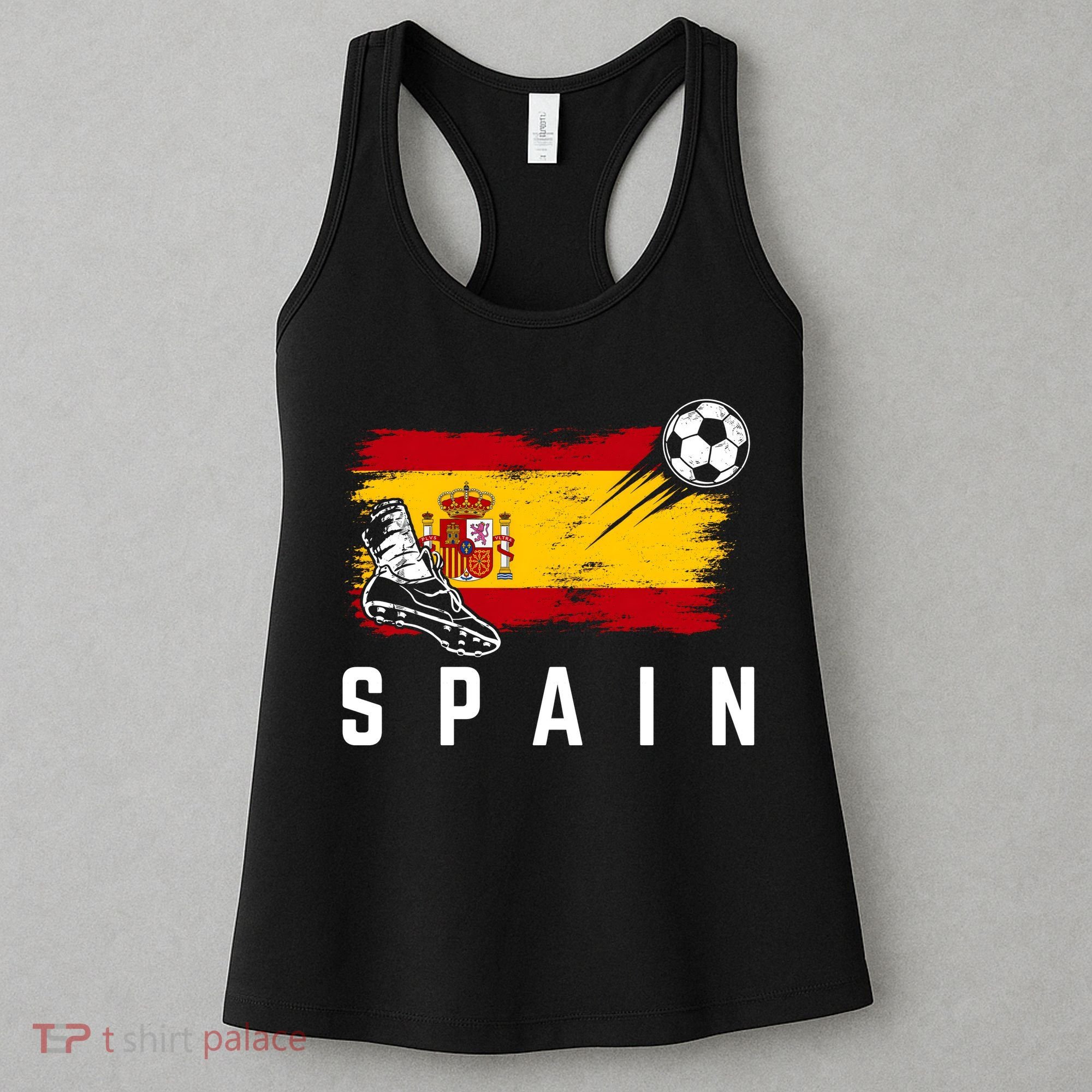 Spain Soccer Fan Gear Flag Women's Tank Top