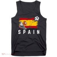 Spain Soccer Fan Gear Flag Tank Top thumb 0