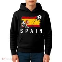 Spain Soccer Fan Gear Flag Kids Hoodie thumb 4