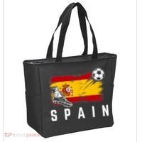 Spain Soccer Fan Gear Flag Tote Bag thumb 2