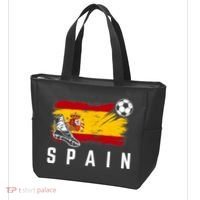 Spain Soccer Fan Gear Flag Tote Bag thumb 3