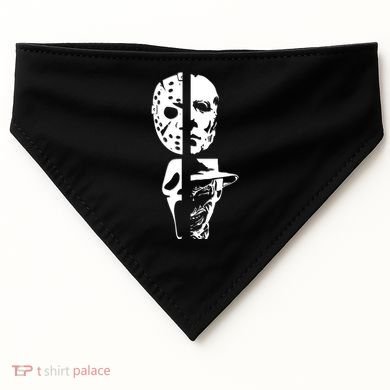 Supervillain Scary Faces Halloween USA-Made Doggie Bandana