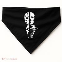 Supervillain Scary Faces Halloween USA-Made Doggie Bandana thumb 0