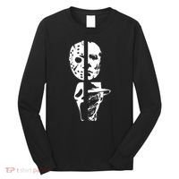 Supervillain Scary Faces Halloween Long Sleeve Shirt thumb 0