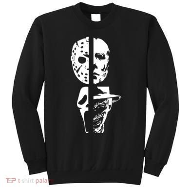 Supervillain Scary Faces Halloween Sweatshirt