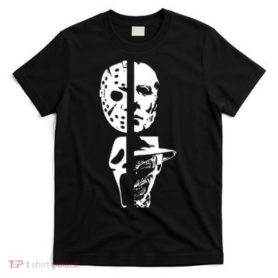 Supervillain Scary Faces Halloween T-Shirt