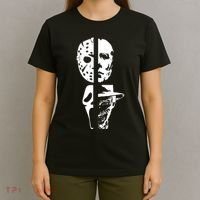 Supervillain Scary Faces Halloween T-Shirt thumb 4