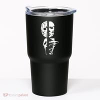 Supervillain Scary Faces Halloween Tumbler thumb 0