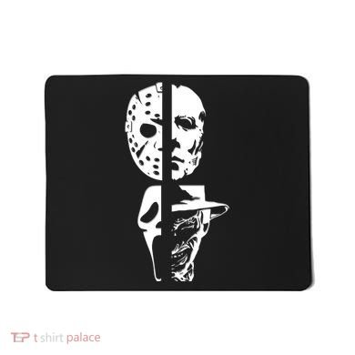 Supervillain Scary Faces Halloween Mousepad