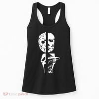 Supervillain Scary Faces Halloween Women's Tank Top thumb 0