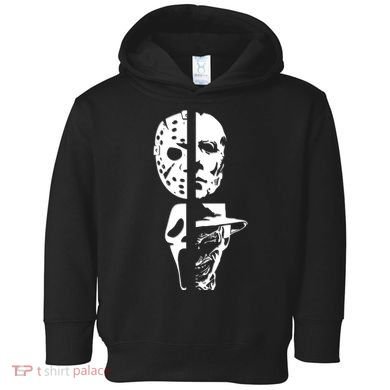 Supervillain Scary Faces Halloween Toddler Hoodie