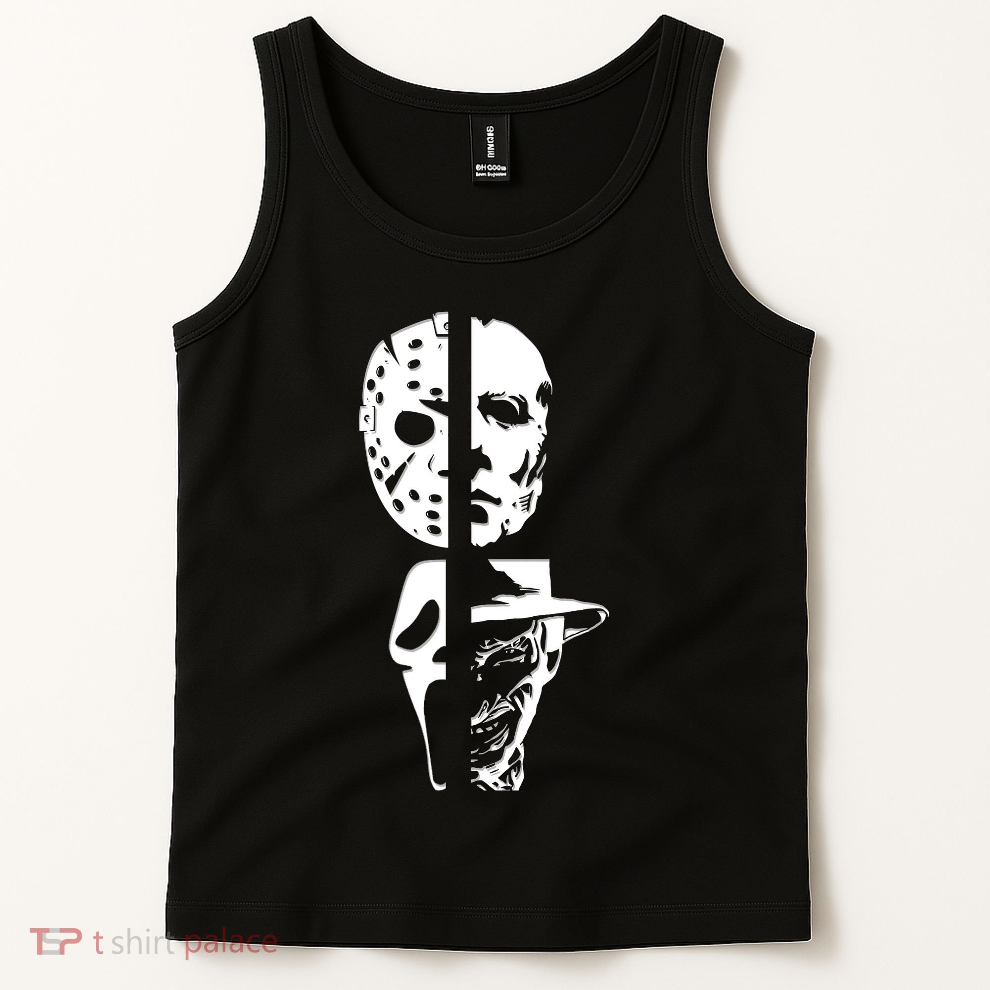 Supervillain Scary Faces Halloween Tank Top