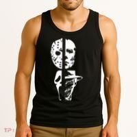 Supervillain Scary Faces Halloween Tank Top thumb 3