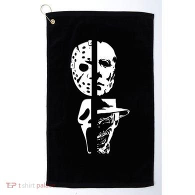 Supervillain Scary Faces Halloween Golf Towel