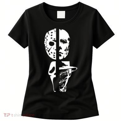 Supervillain Scary Faces Halloween Women's T-Shirt