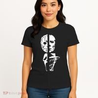 Supervillain Scary Faces Halloween Women's T-Shirt thumb 4