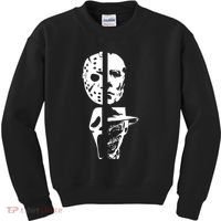 Supervillain Scary Faces Halloween Kids Sweatshirt thumb 0