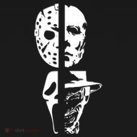 Supervillain Scary Faces Halloween Kids T-Shirt thumb 4