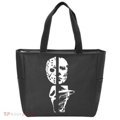 Supervillain Scary Faces Halloween Tote Bag
