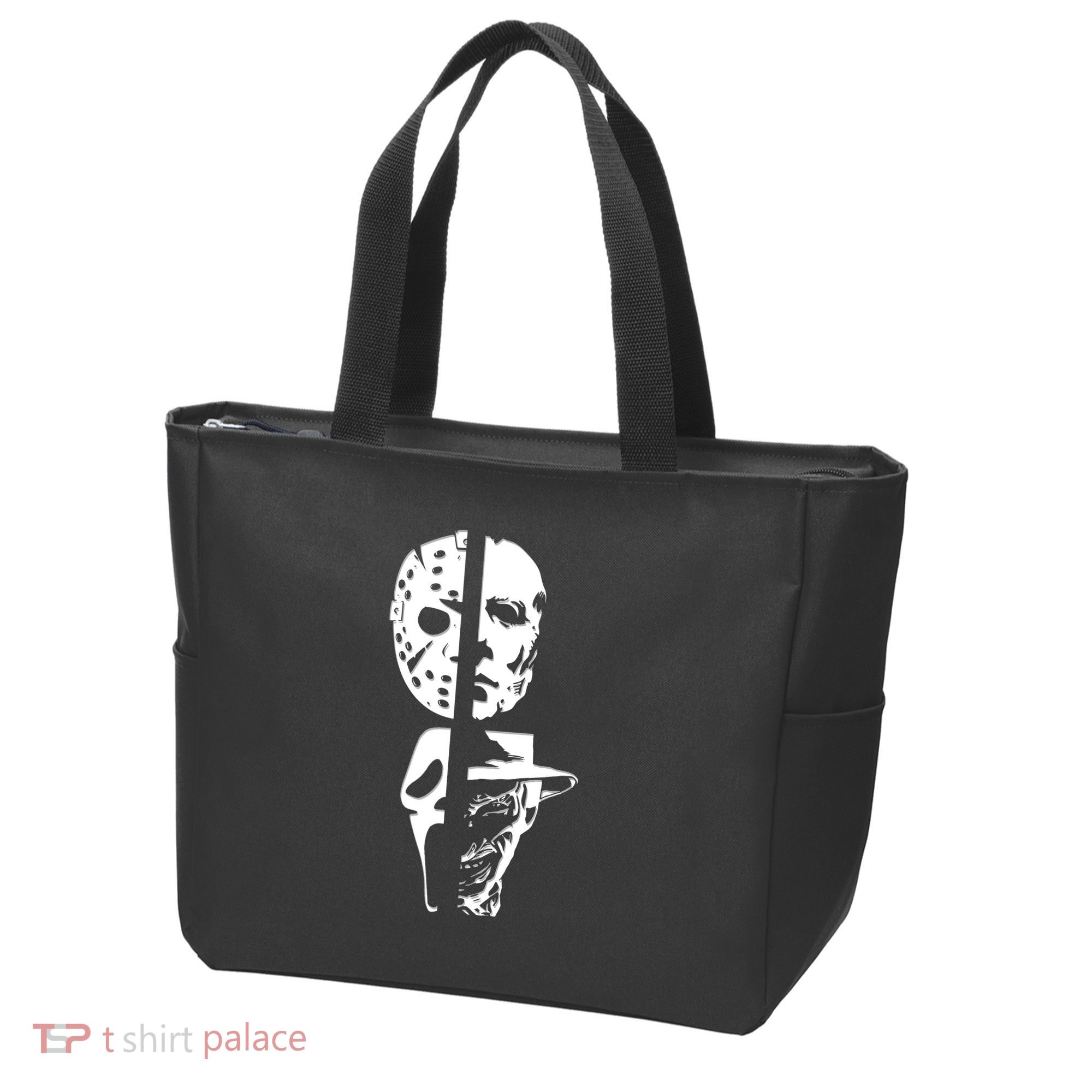 Supervillain Scary Faces Halloween Tote Bag