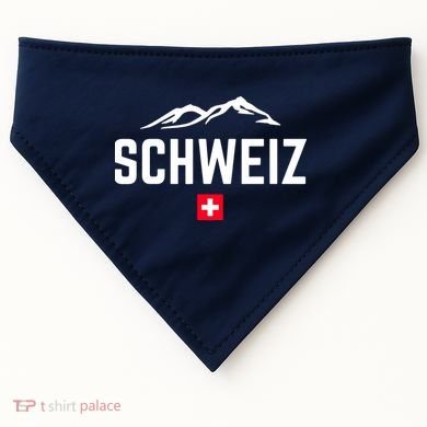 SUISSE SWITZERLAND Flag USA-Made Doggie Bandana