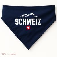 SUISSE SWITZERLAND Flag USA-Made Doggie Bandana thumb 0