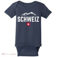 SUISSE SWITZERLAND Flag Baby Bodysuit thumb 0